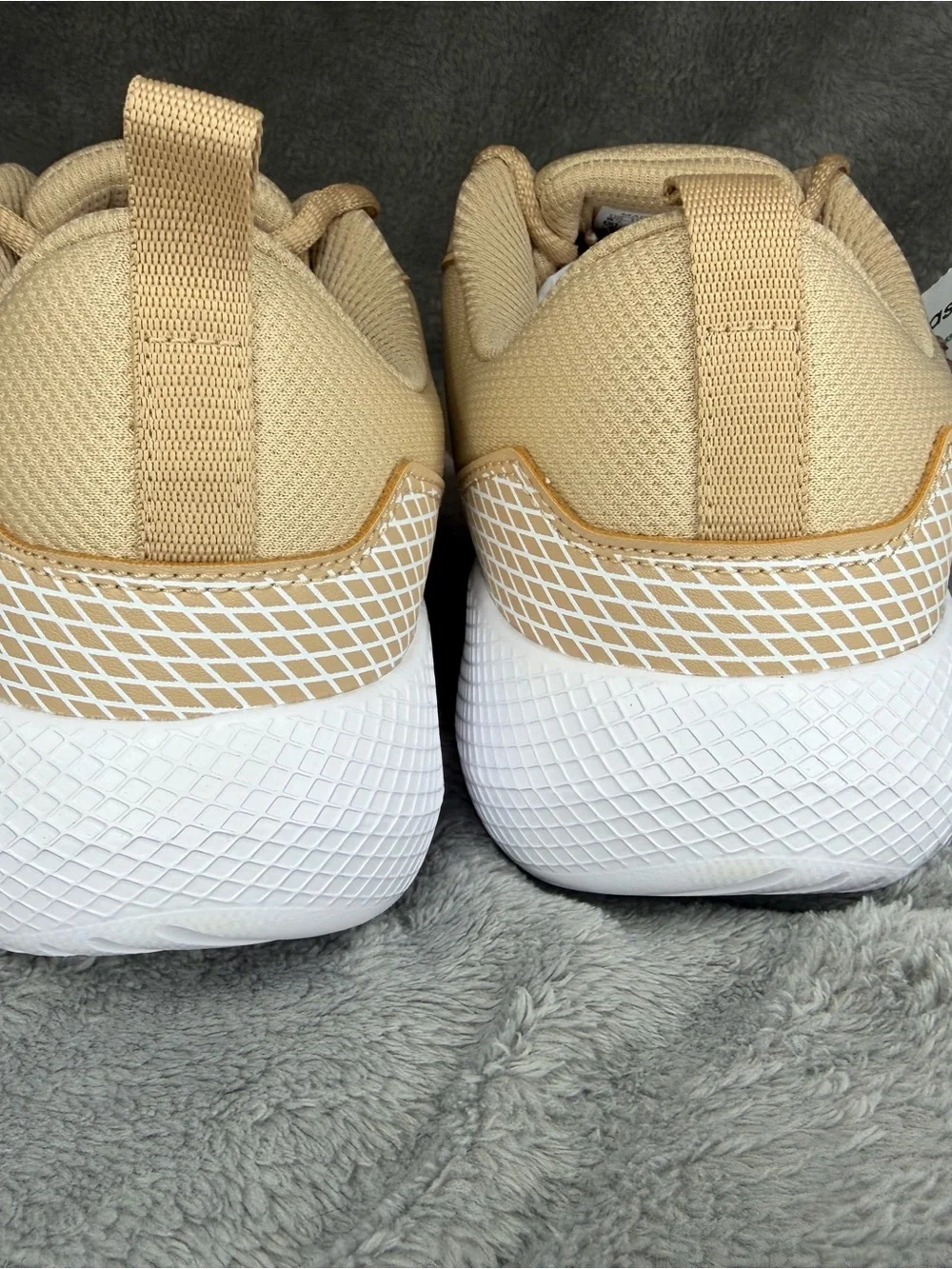 adidas Men's Tan Athletic Sneakers with White Sole